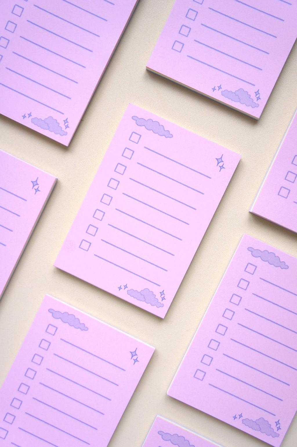 Pastel Rainbow to-do mini notepad