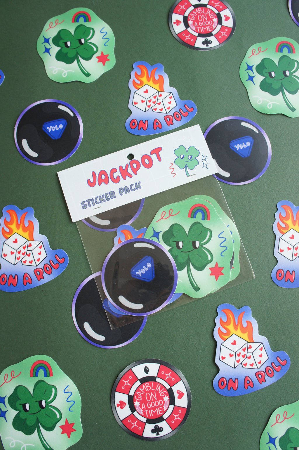 Jackpot sticker pack
