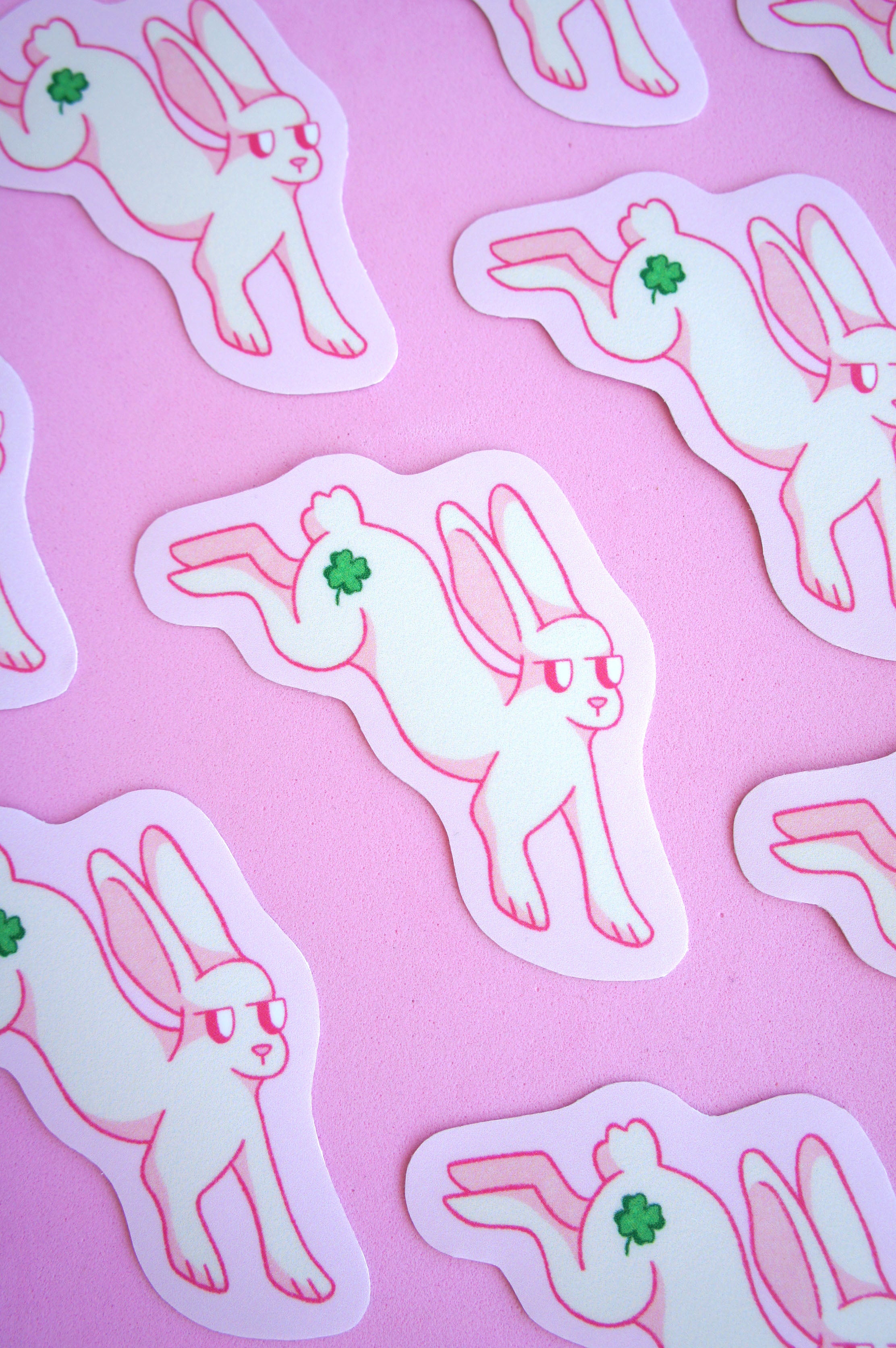 Lucky Bunny adesivo singolo