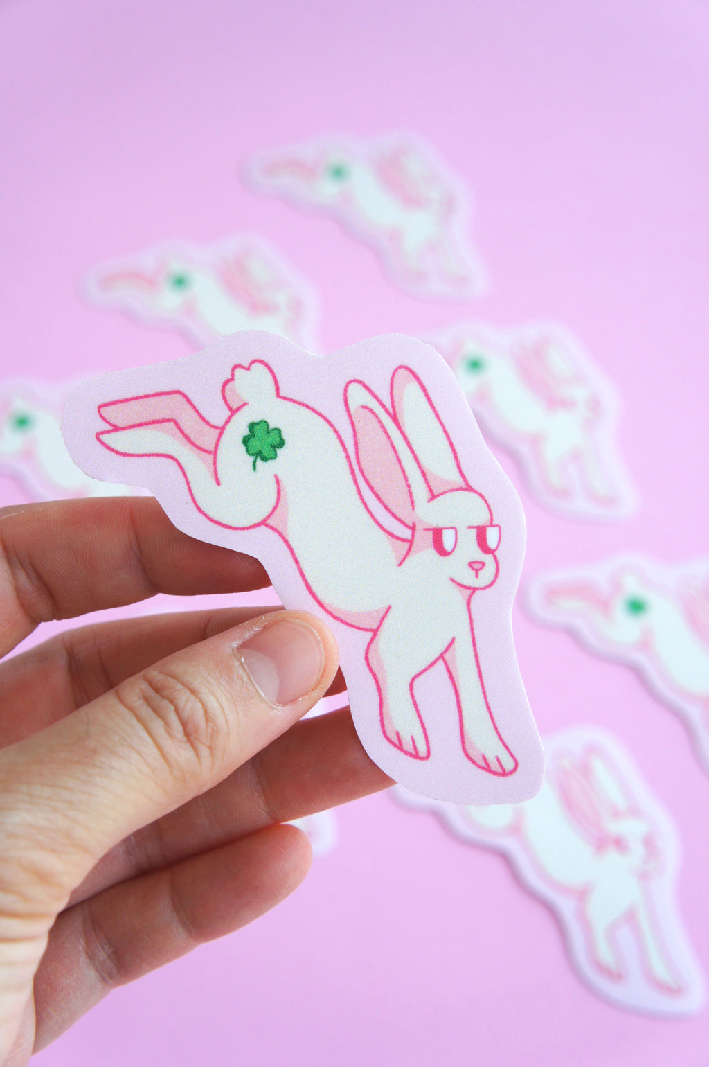 Lucky Bunny adesivo singolo