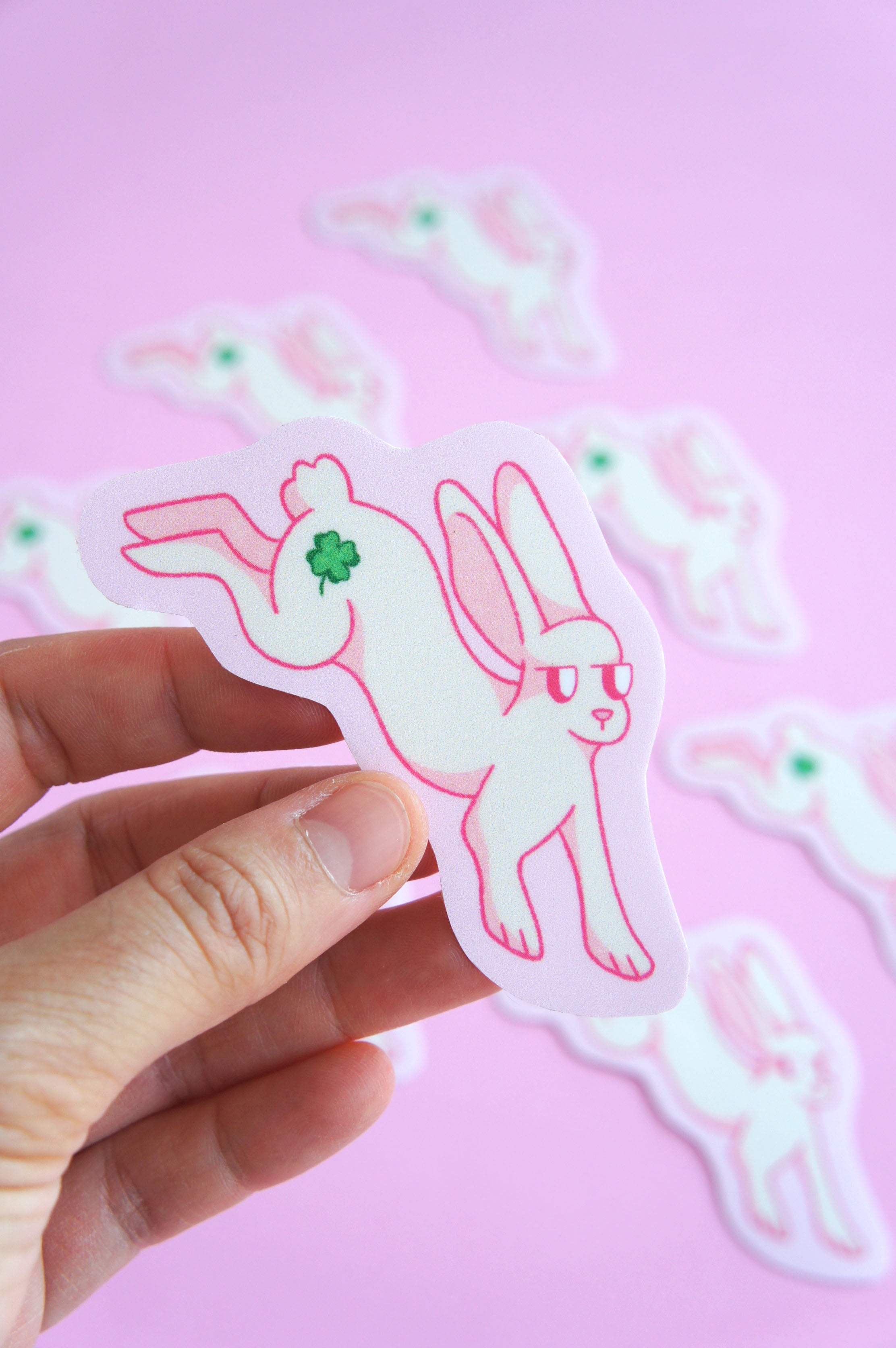 Lucky Bunny adesivo singolo