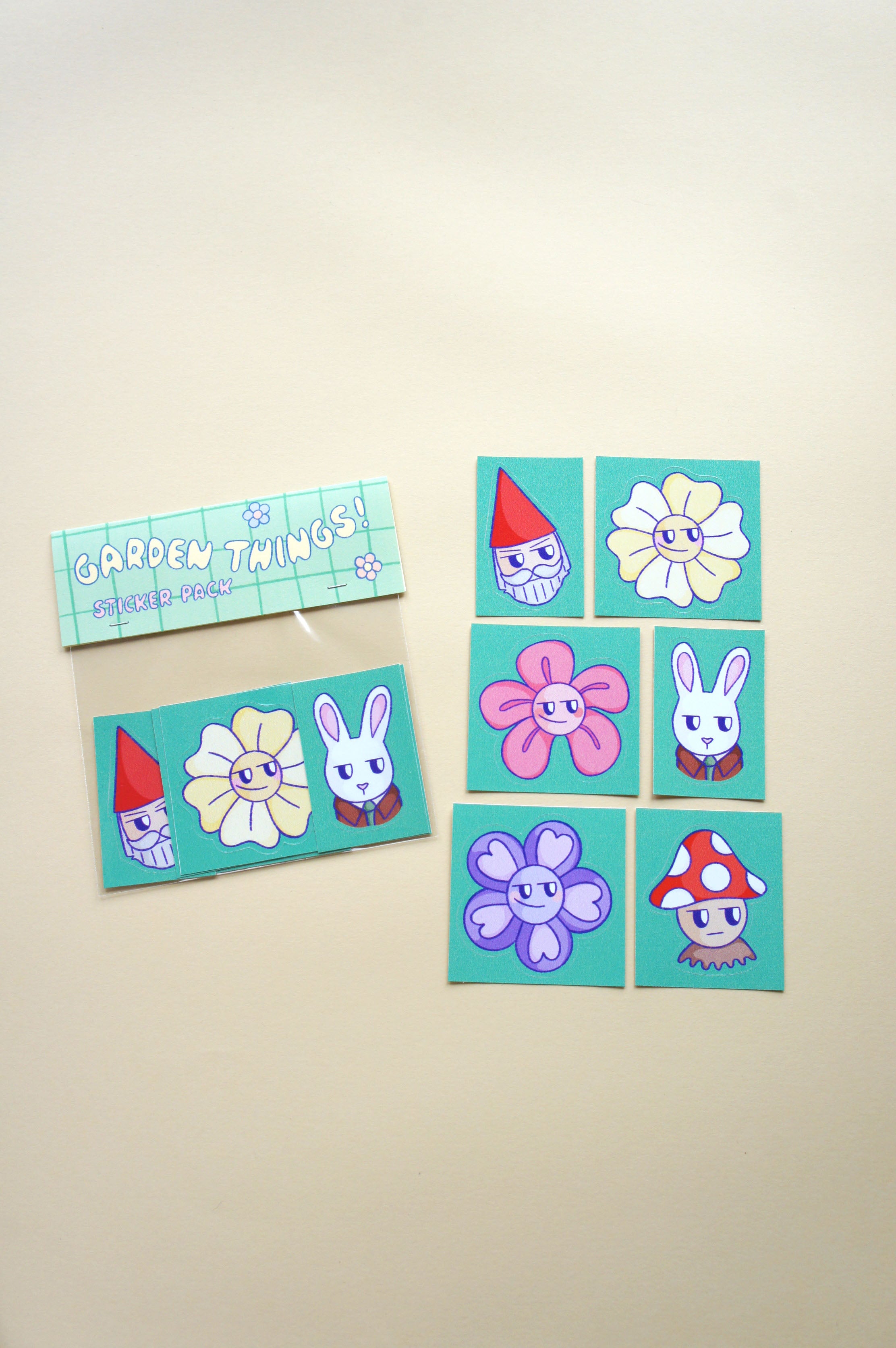 Garden Things! sticker pack