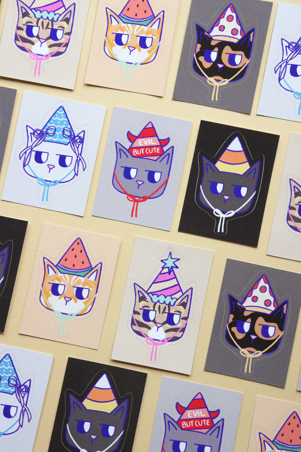 Cats with hats sticker pack