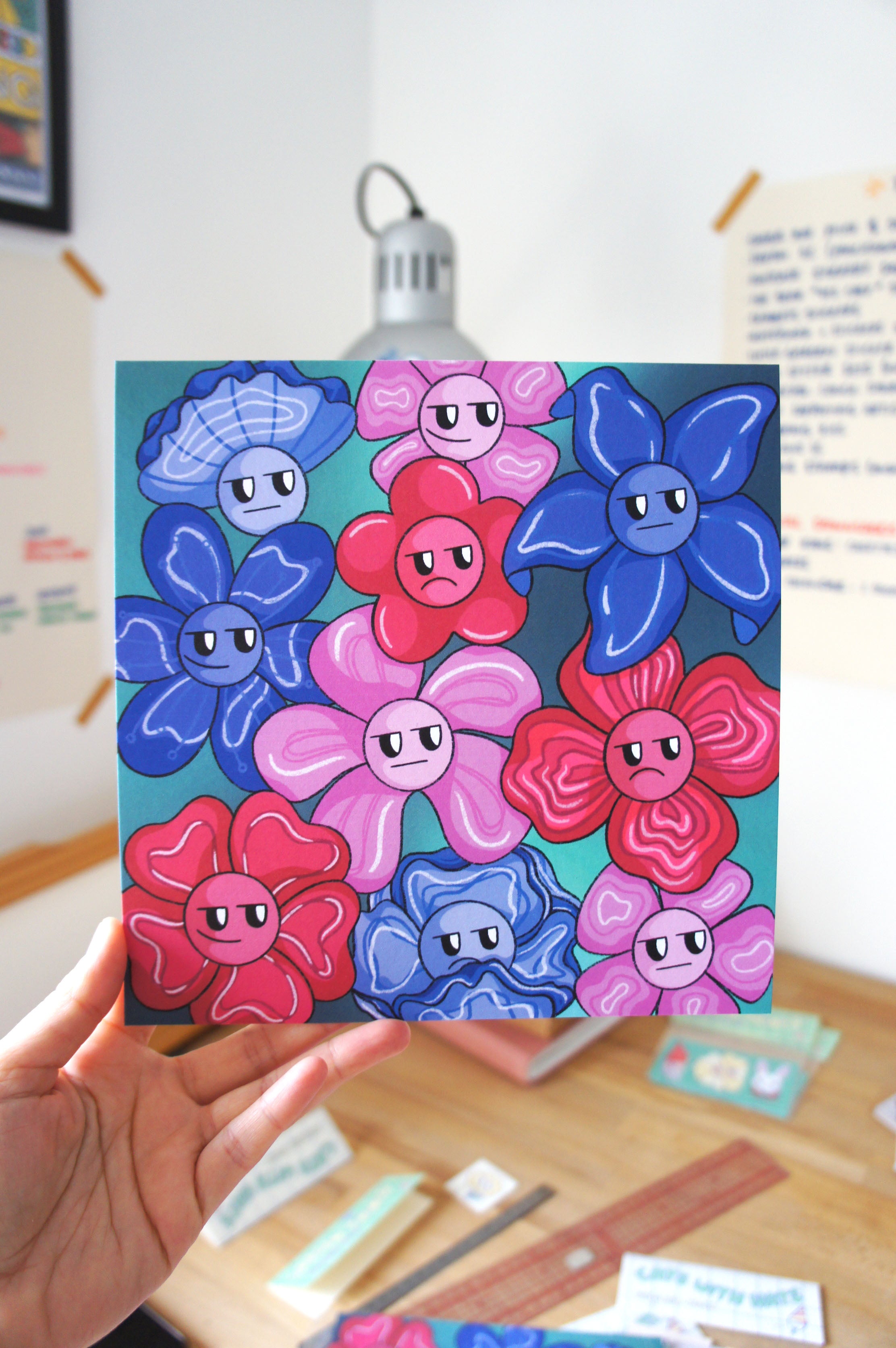 Moody garden stampa 20 x 20