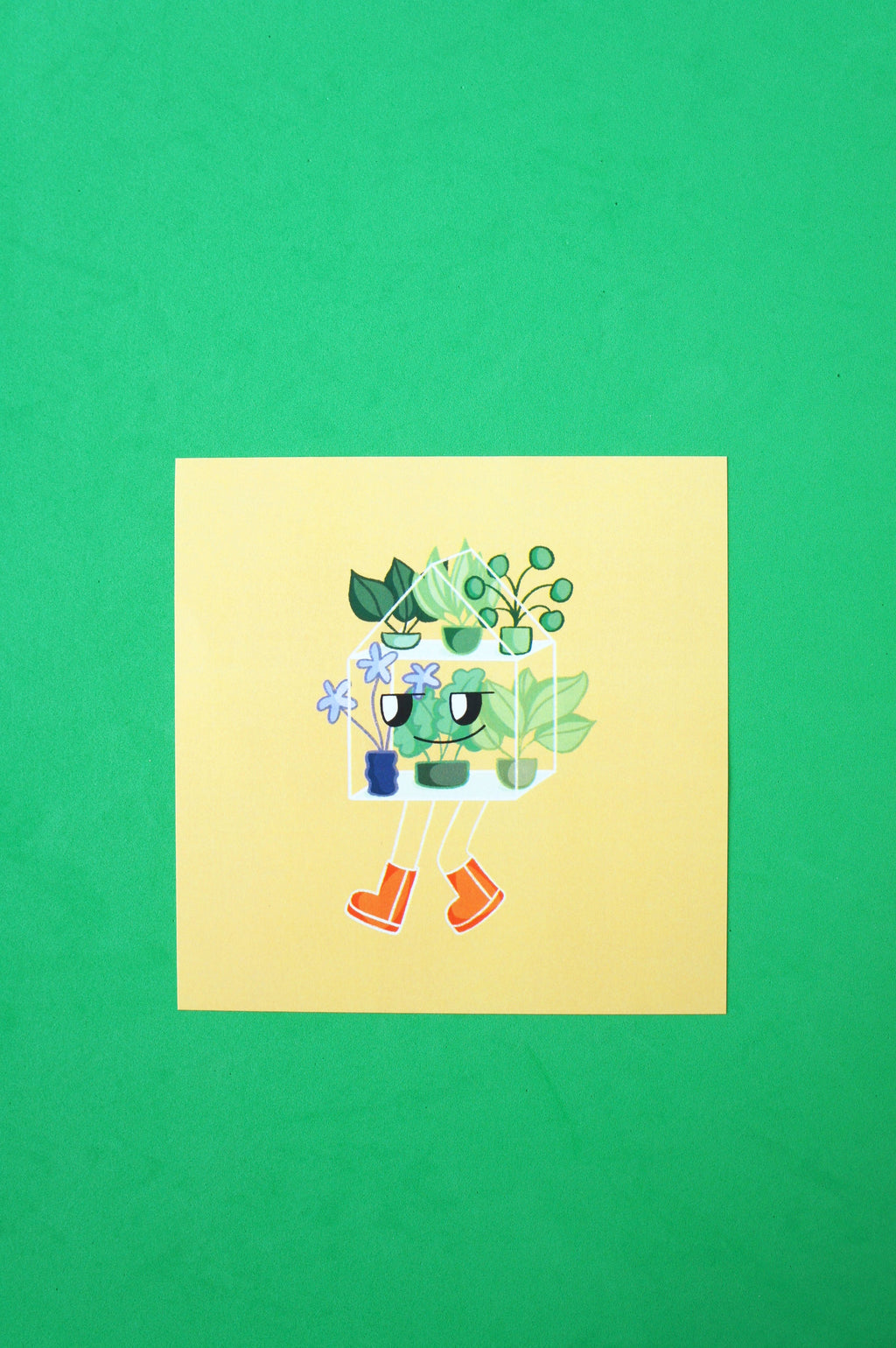 Greenhouse 15 x 15 cm print