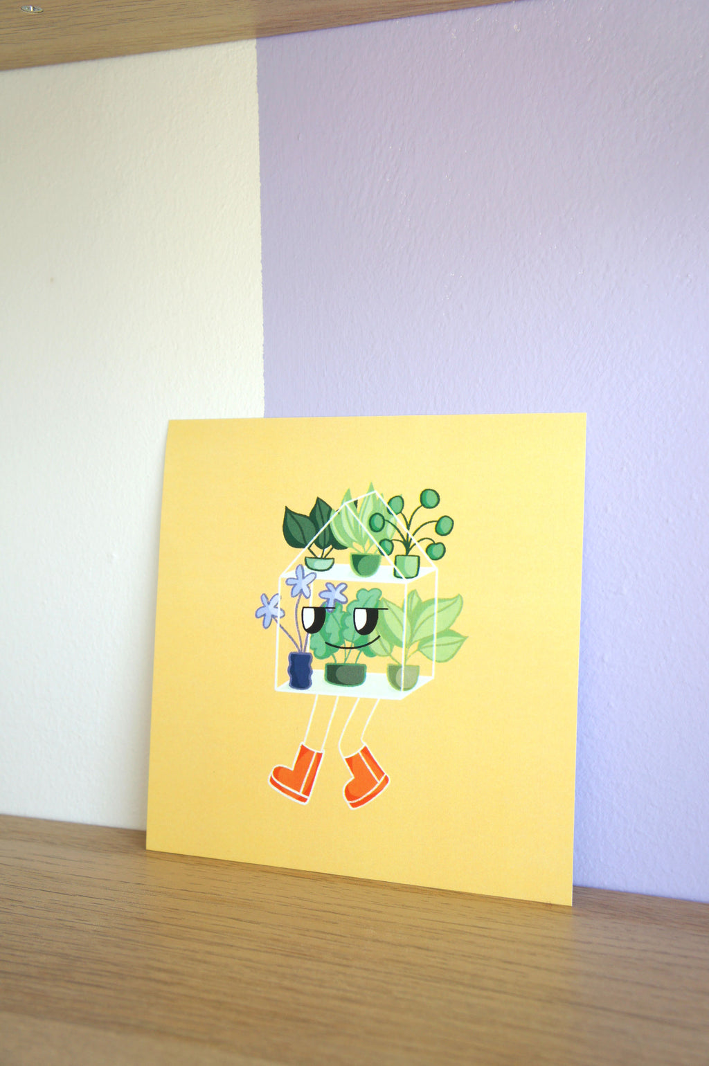 Greenhouse 15 x 15 cm print