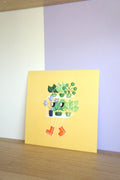 Greenhouse 15 x 15 cm print