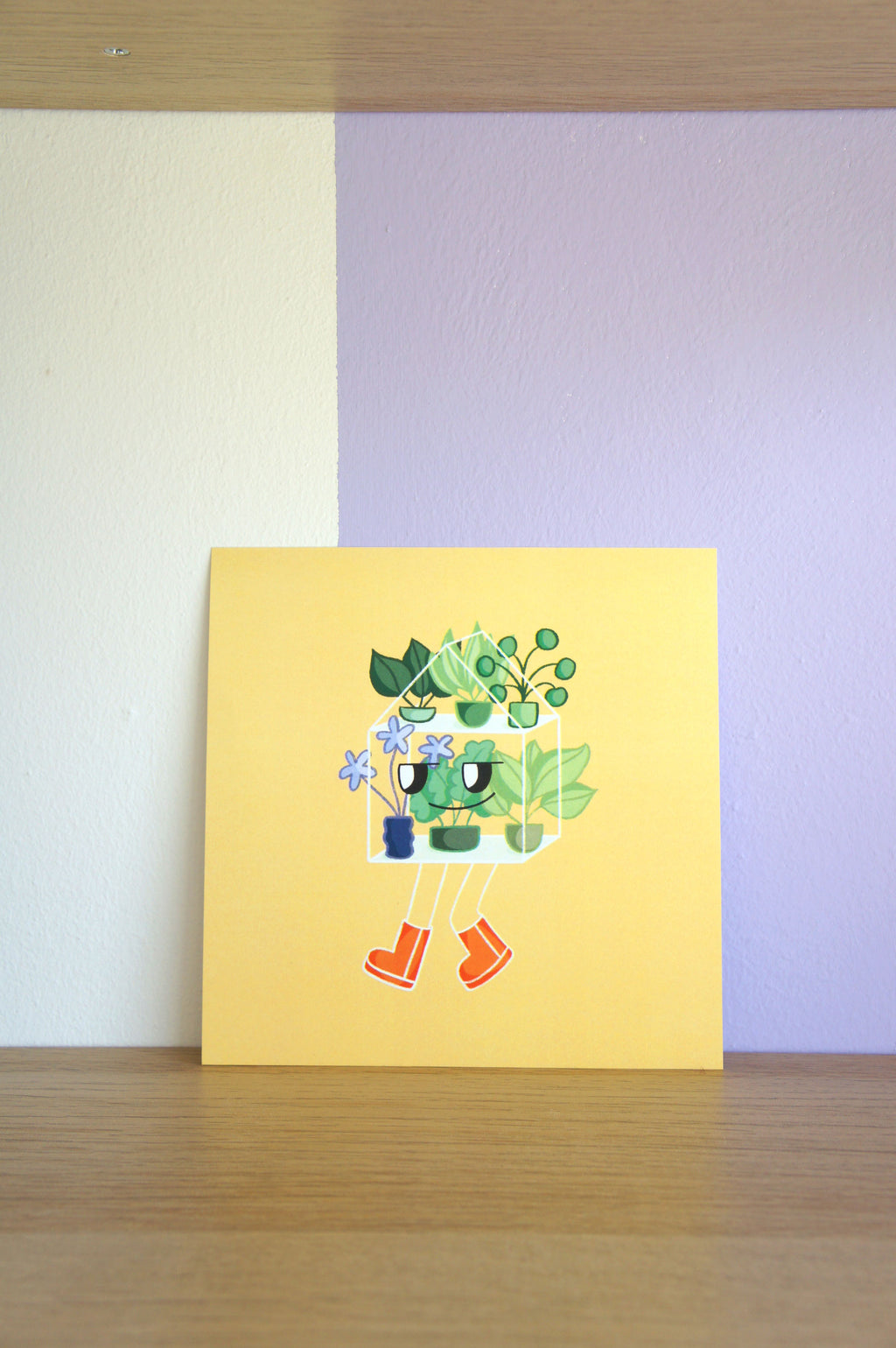 Greenhouse 15 x 15 cm print