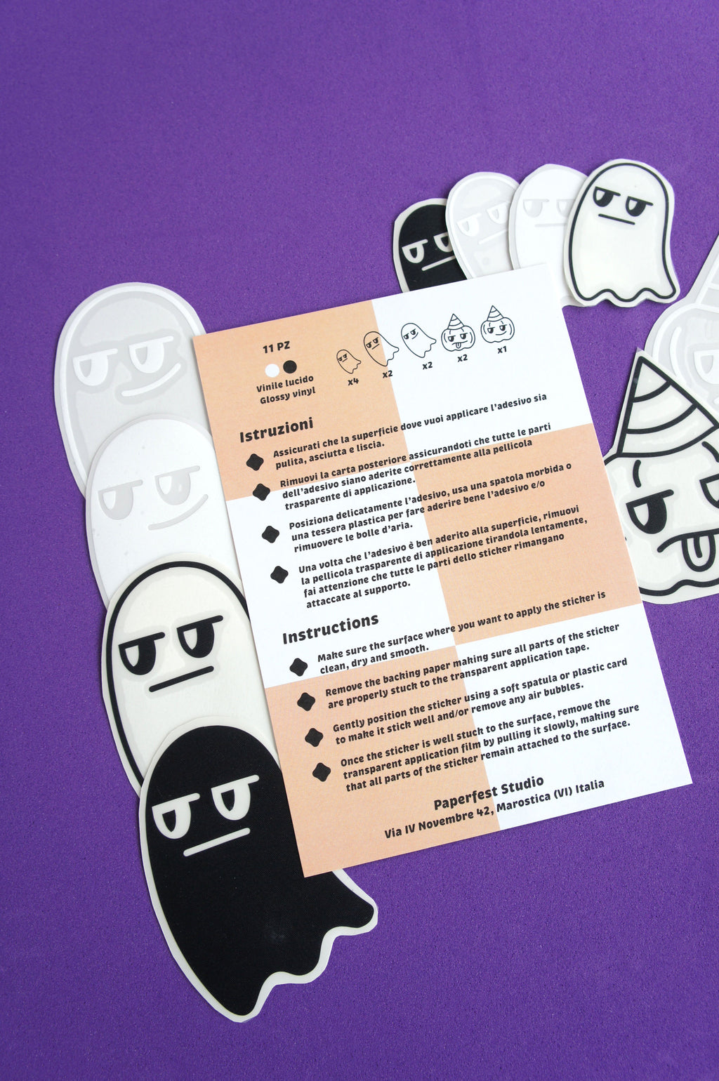 Halloween Decals, set di 11 pz