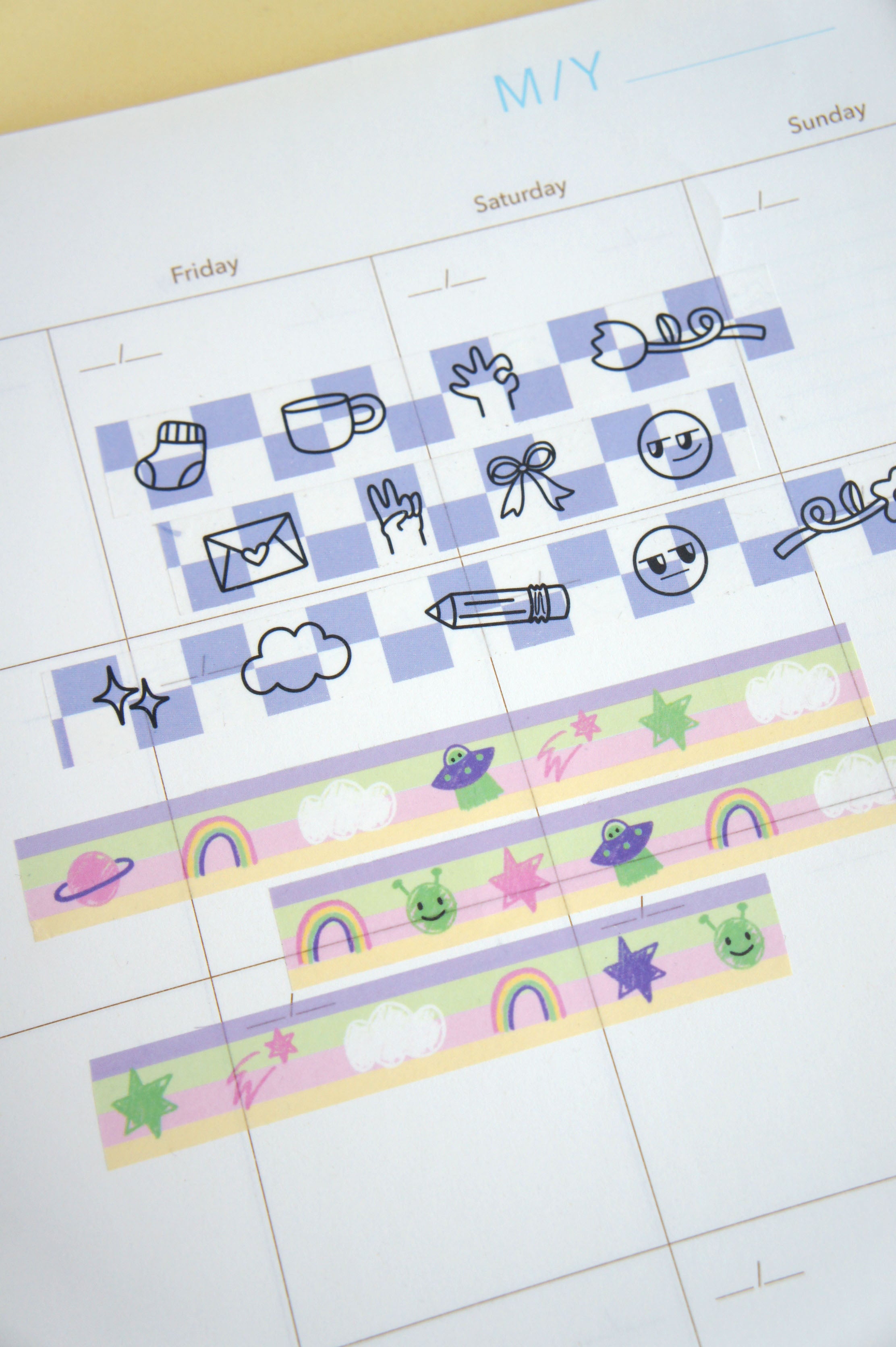 Pastel Rainbow washi tape