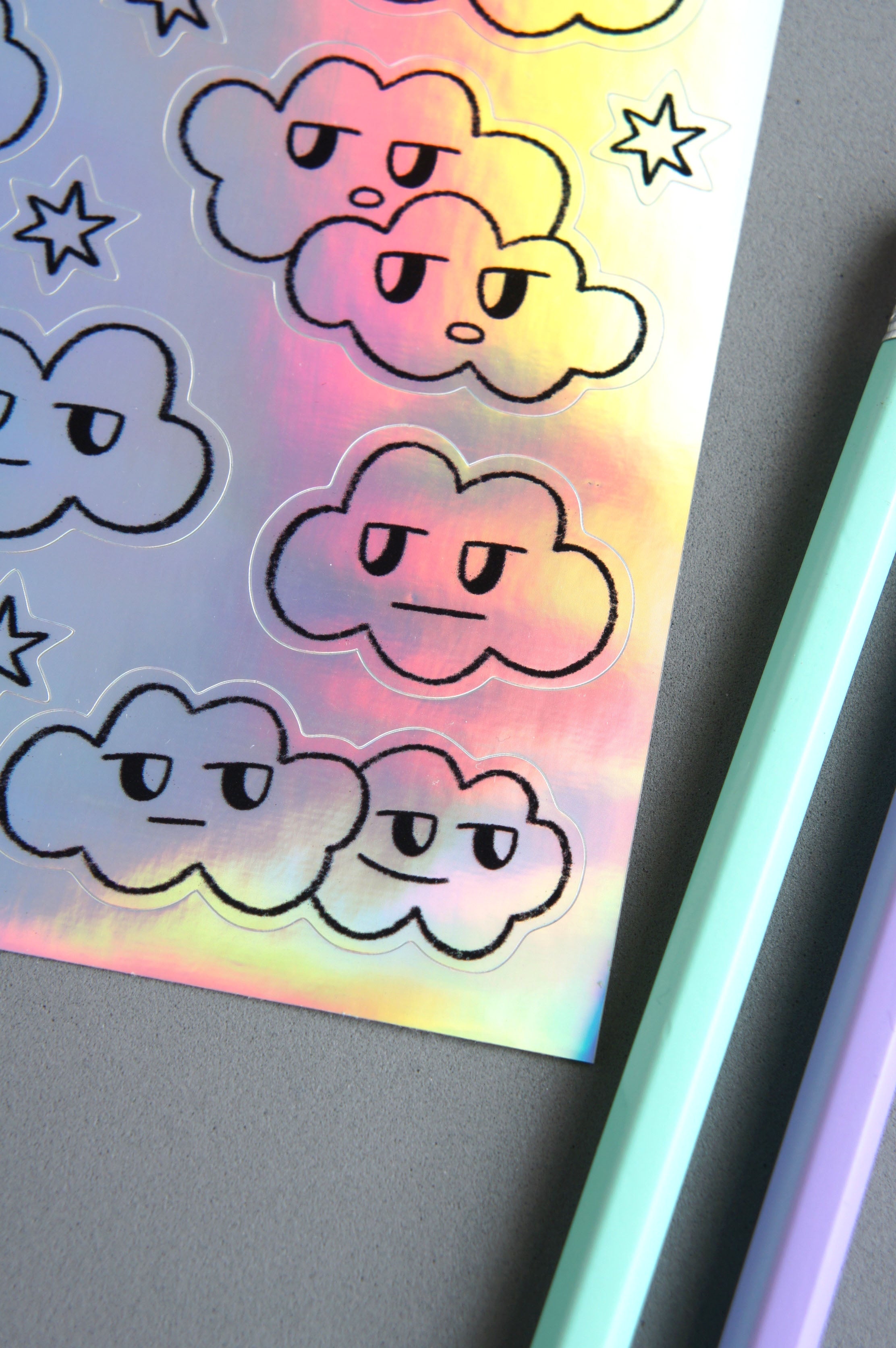 Holo Sky foglio adesivi olografico