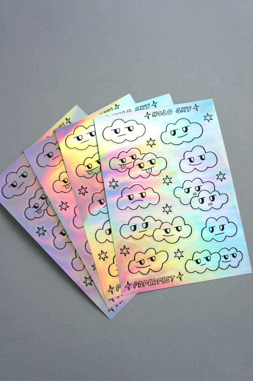 Holo Sky foglio adesivi olografico