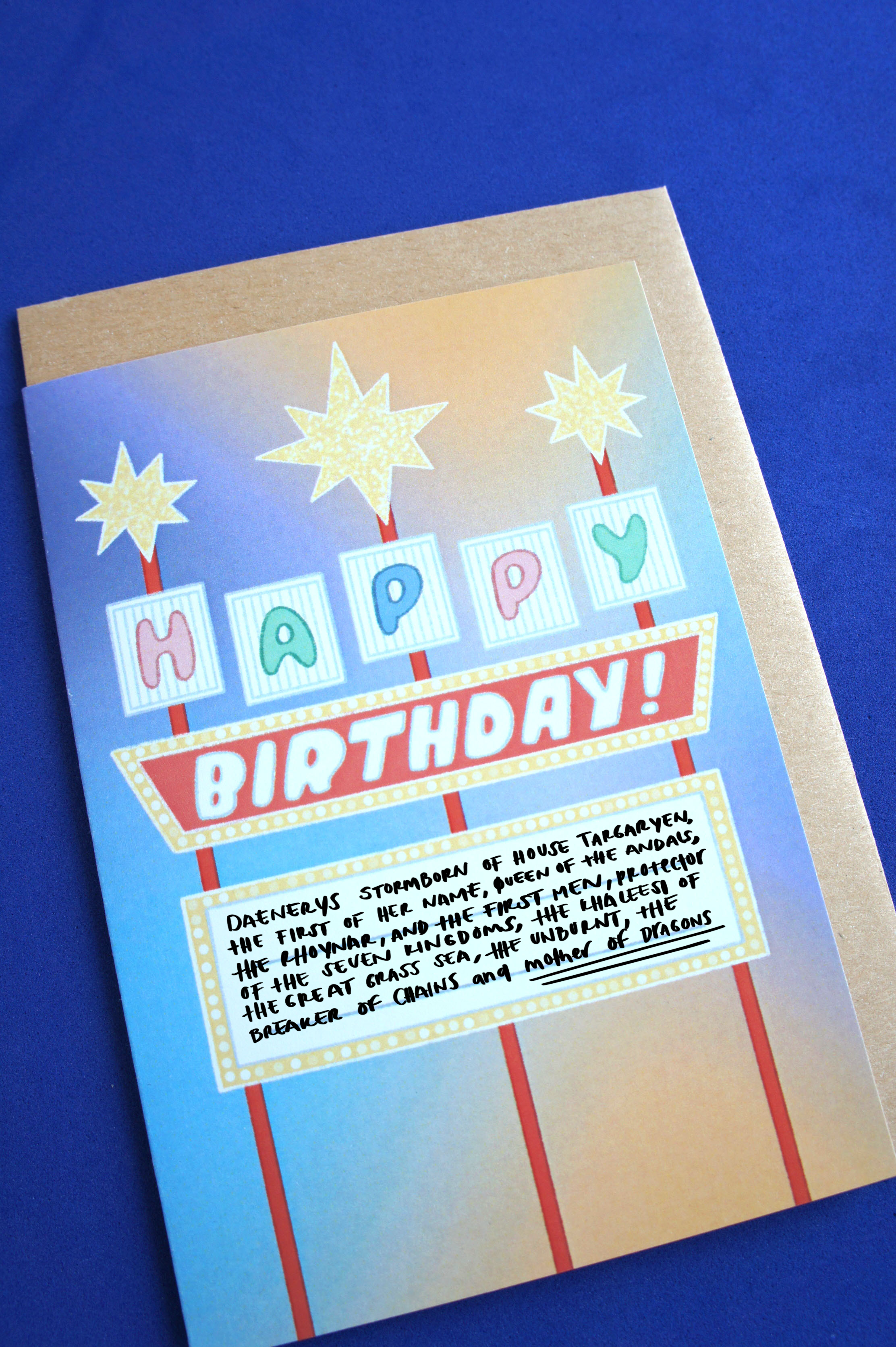 Insegna Las Vegas biglietto d'auguri personalizzabile