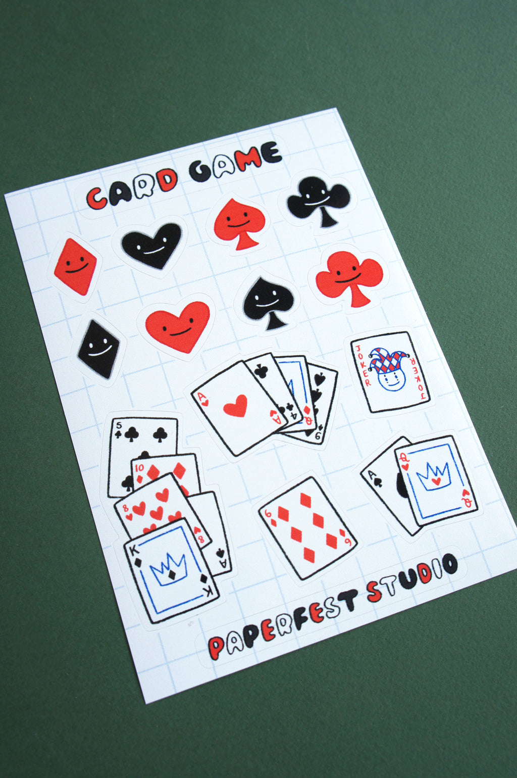 Card Game foglio adesivi A6