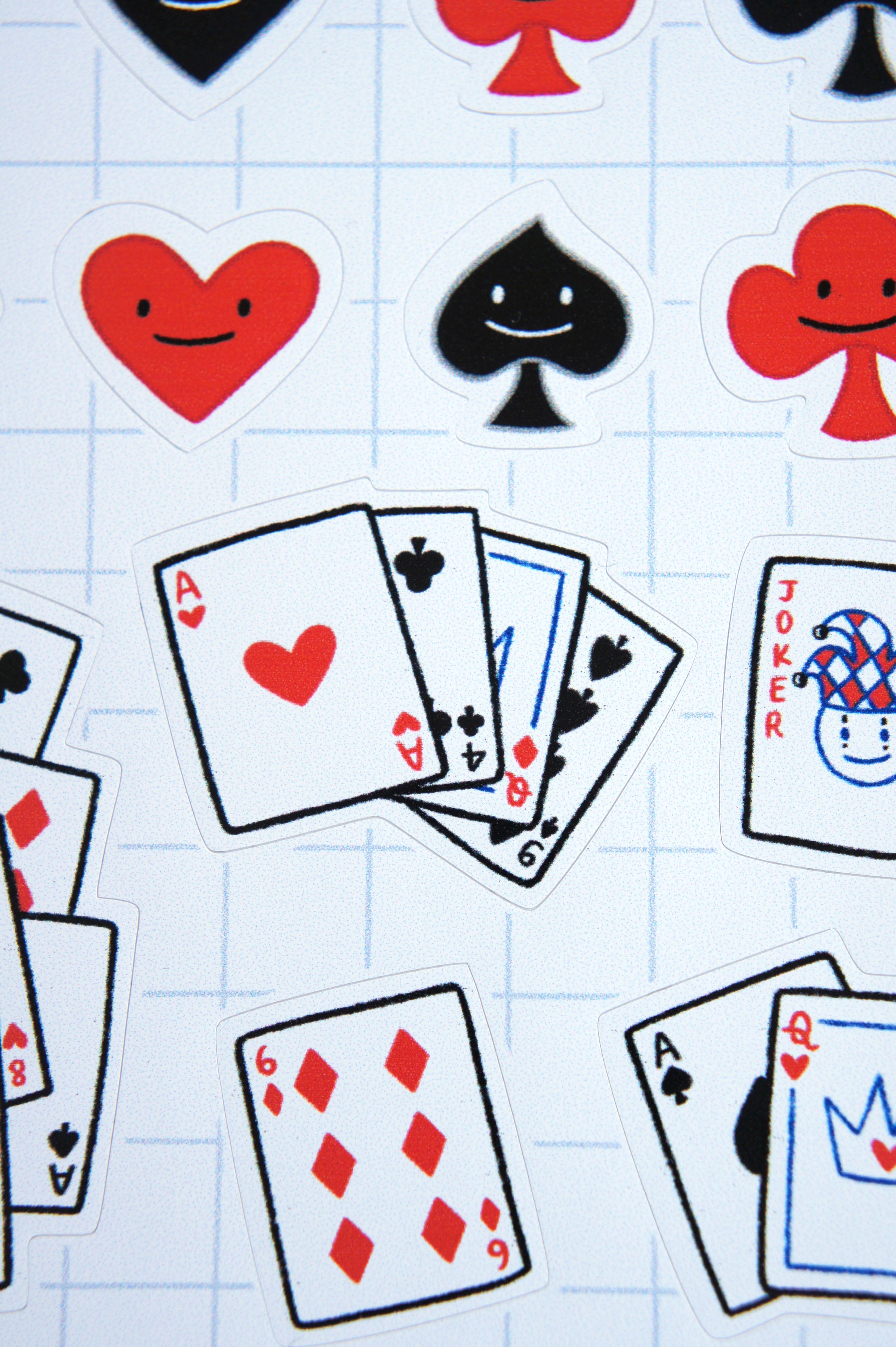 Card Game foglio adesivi A6