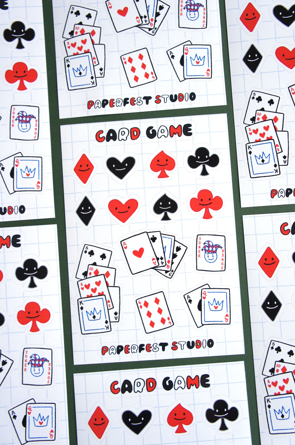Card Game foglio adesivi A6