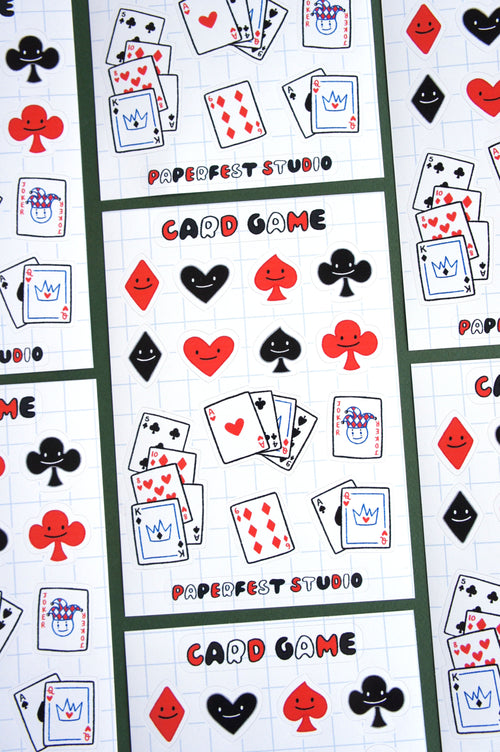 Card Game foglio adesivi A6