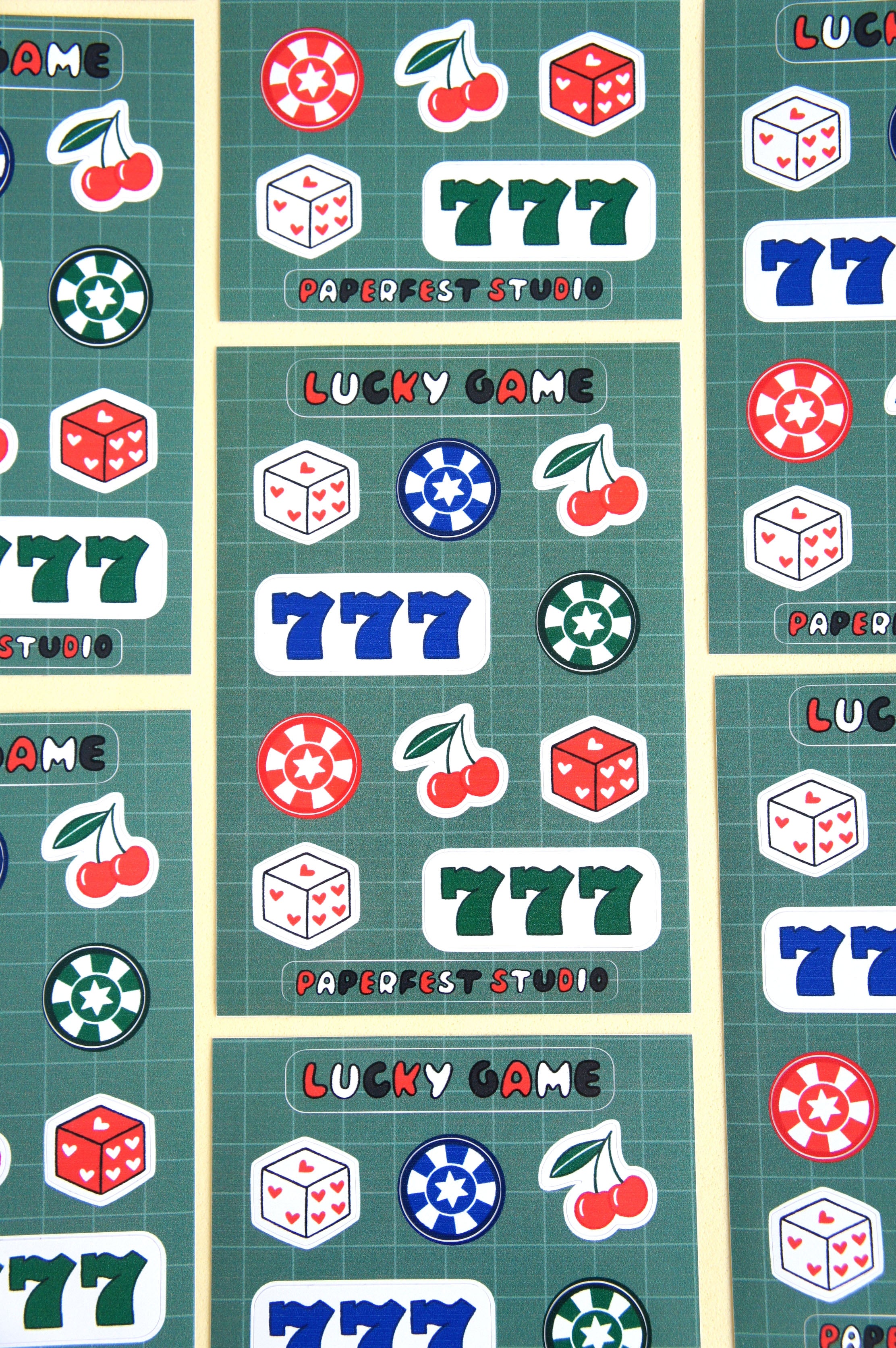 Lucky Game foglio adesivi A6