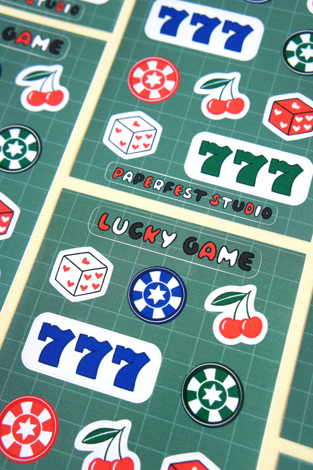 Lucky Game foglio adesivi A6