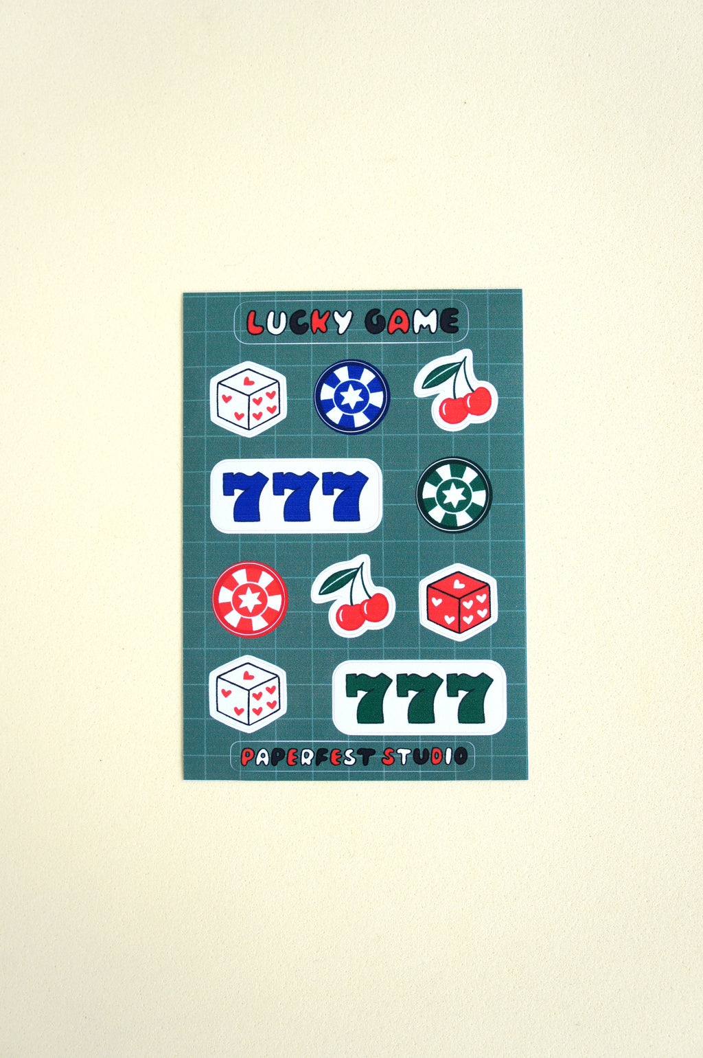 Lucky Game foglio adesivi A6