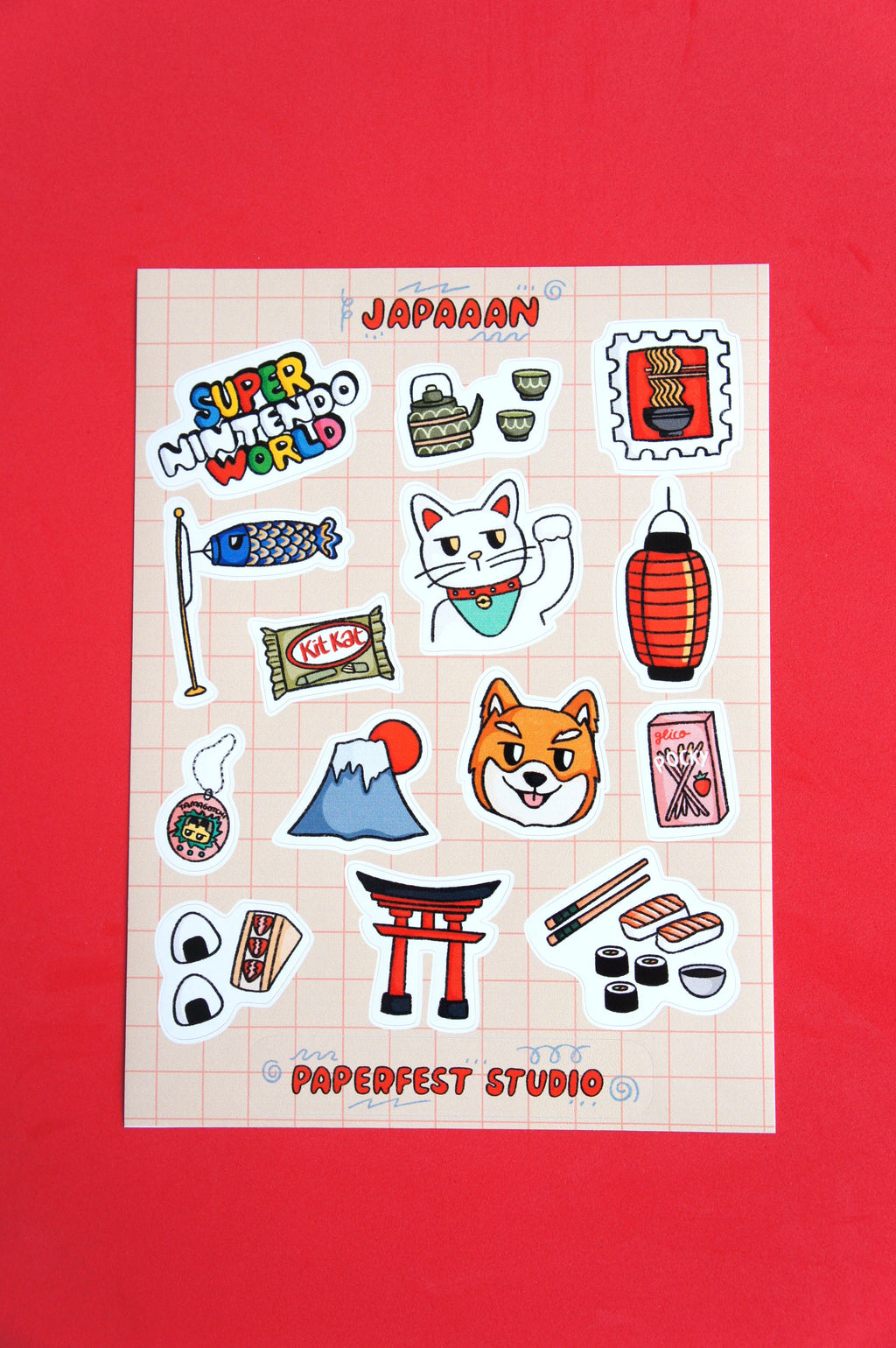 Japaaan foglio adesivi A5