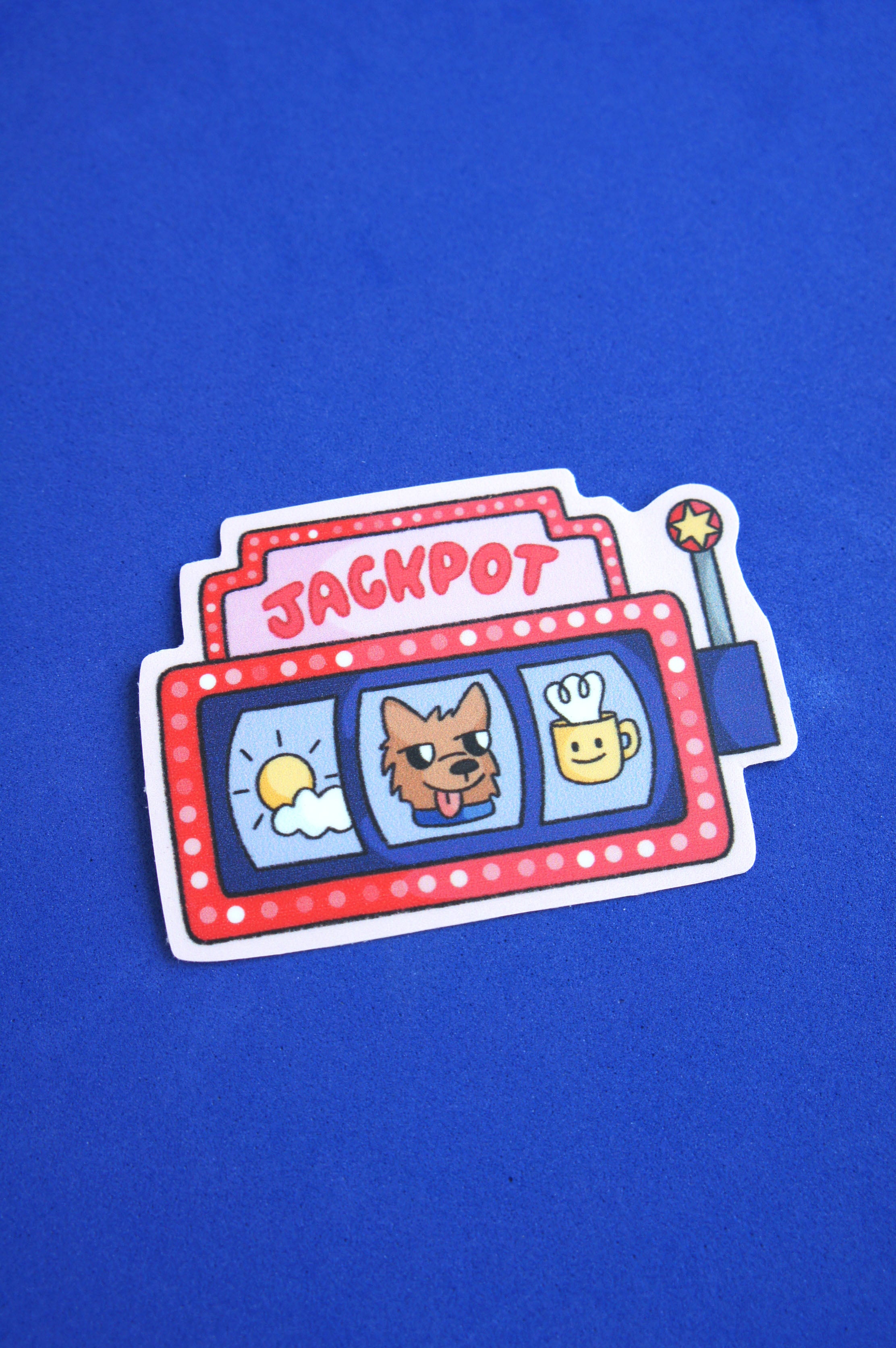 Cute Jackpot adesivi singoli