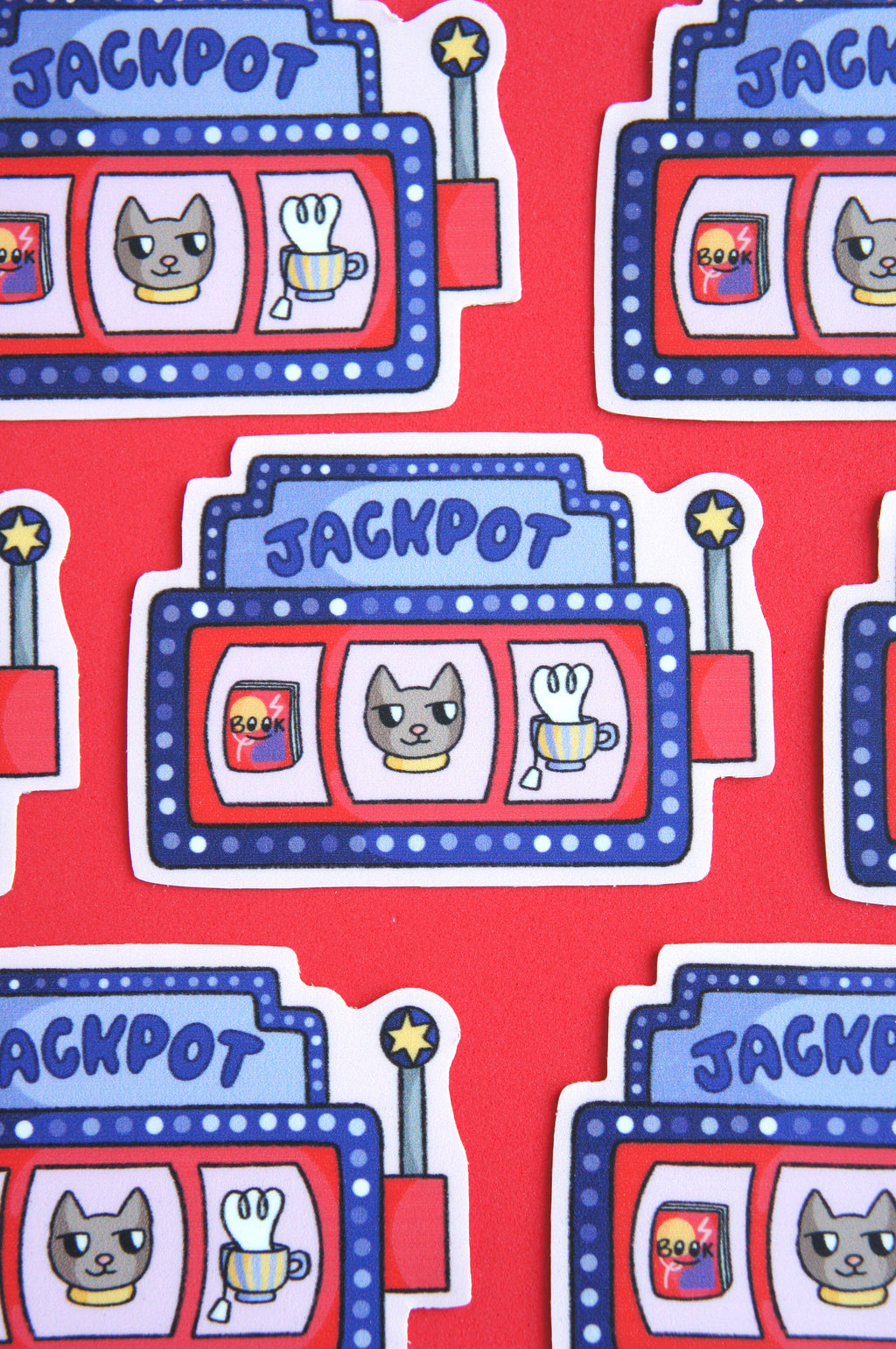 Cute Jackpot adesivi singoli