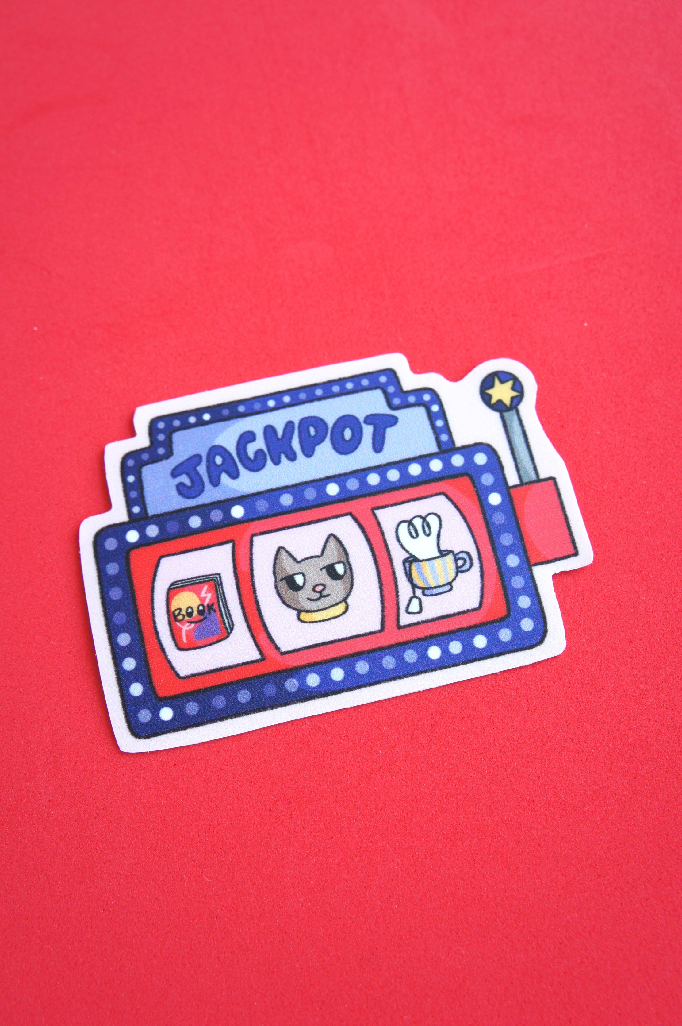 Cute Jackpot adesivi singoli