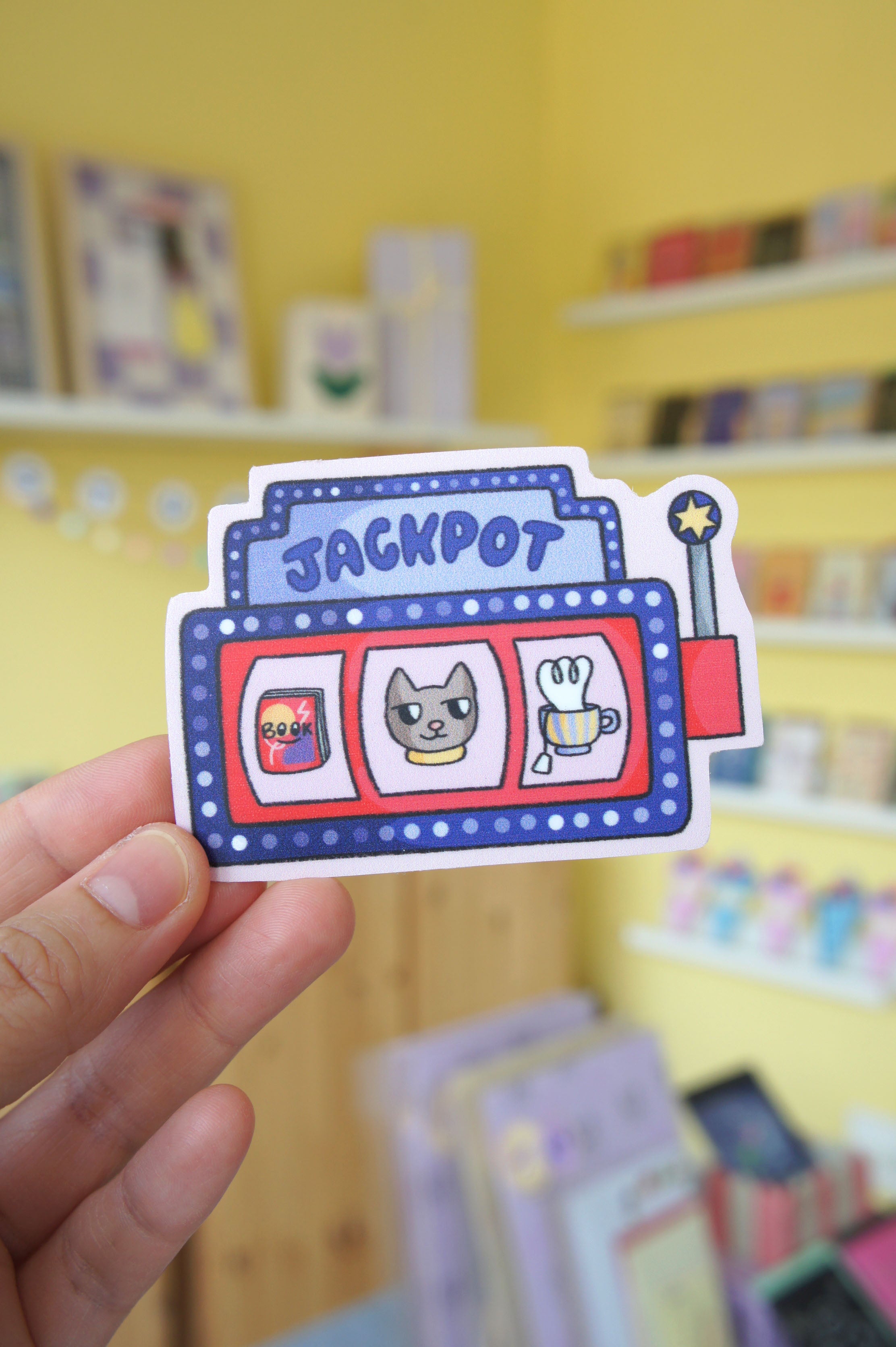 Cute Jackpot adesivi singoli